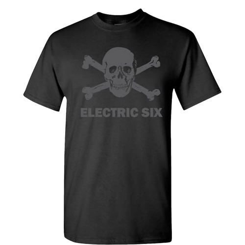 electric six skull & xbones t-shirt merchandise